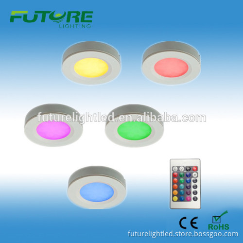 12VDC SMD5050 RGB LED puck light,dmx rgb led downlight
